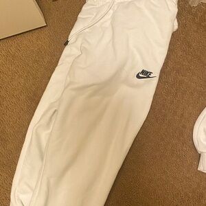 Nike Kids Classic White Sweatpants